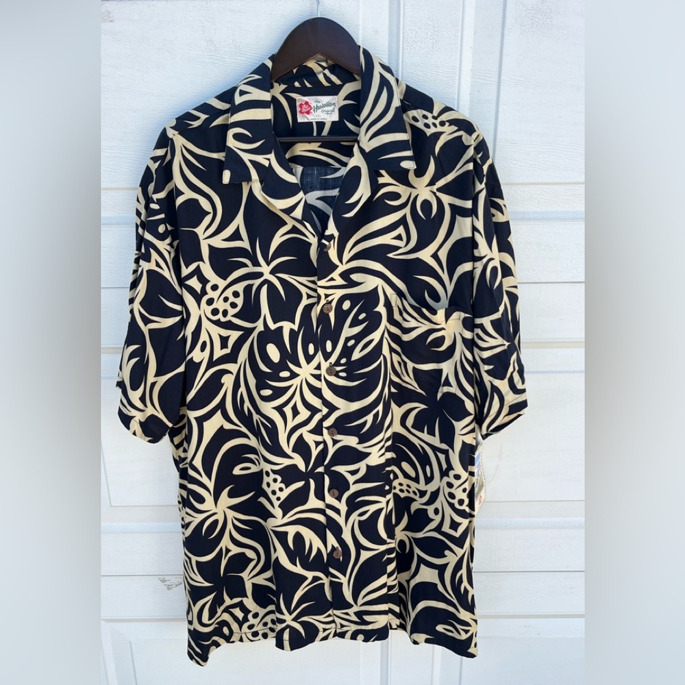Men’s Hello Hattie the hawaiian original button shirt 2XL